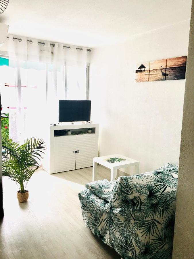 studio 25m2 climatisé - wifi gratuit - situé 150 metres mer - parking - avec balcon La Grande-Motte Exterior foto